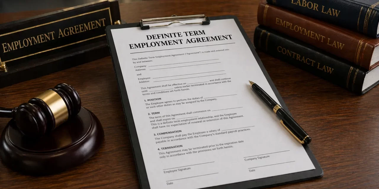 Definite Term Employment Agreement